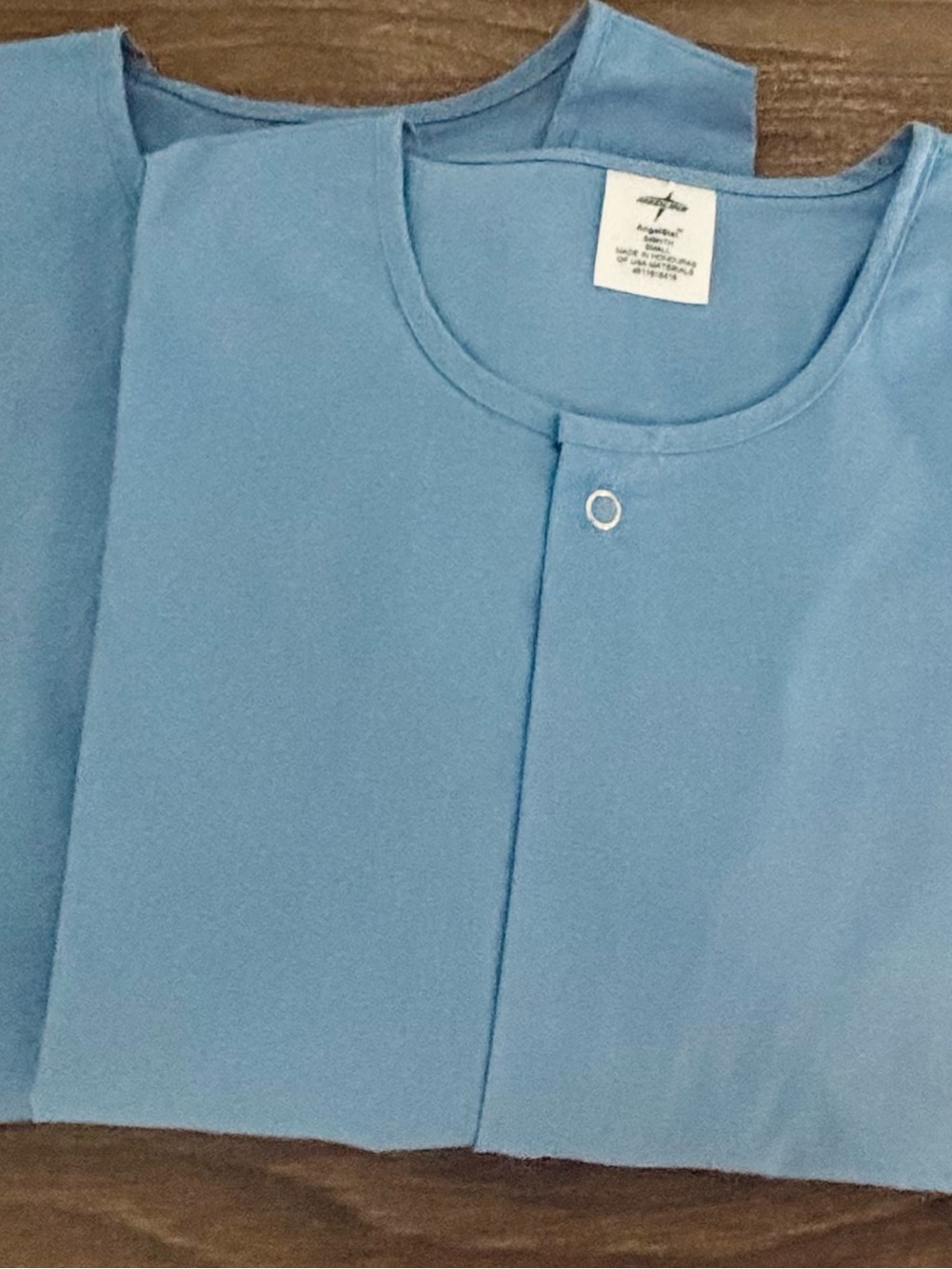 NWOT Medline PerforMAX Unisex Light Blue Snap-Front Scrub Jackets - Picture 2 of 3